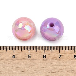 Undurchsichtige UV-beschichtete Acrylperlen&nbsp;PACR-P005-06