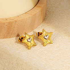 Boucles d'oreilles à tige en acier inoxydable 304 pour femmes&nbsp;WG247F9-01
