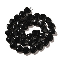 Natürliche schwarze Obsidian Perlen Stränge&nbsp;G-R190-10mm-66