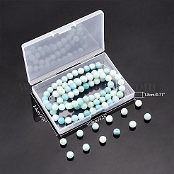Runde natürliche amazonite Perlenstränge&nbsp;G-AR0001-64