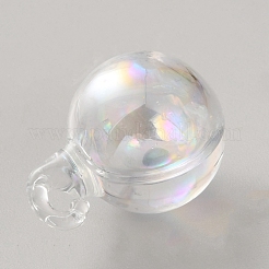 Pendenti in vetro borosilicato alto&nbsp;GLAA-WH0010-02D