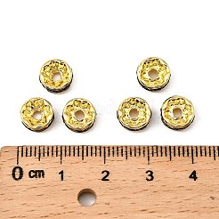 Séparateurs perles en laiton avec strass&nbsp;RSB038NF-04G