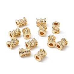 Perline in ottone zirconi&nbsp;KK-B066-15G