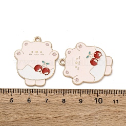 Pendentifs d'émail en alliage&nbsp;STAS-I354-02KCG-04
