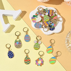 20 pz 10 stili decorazioni pendenti in lega smaltata pasquale&nbsp;HJEW-YW00289