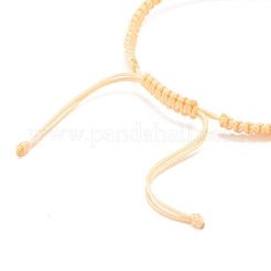 Braccialetto di perline intrecciate di vetro a ciambella&nbsp;BJEW-JB07858-03