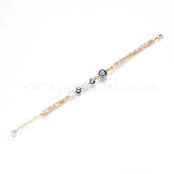 Armbänder aus natürlicher Abalone-Muschel&nbsp;BJEW-N031-03G