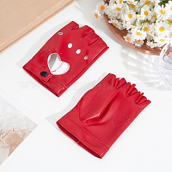 Fingerlose Handschuhe aus PU-Leder&nbsp;AJEW-CL0003-67A