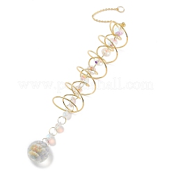 Ornamenti pendenti in lega a spirale&nbsp;HJEW-Q012-01A