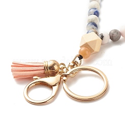 Armbänder aus Holz und Edelsteinperlen&nbsp;KEYC-JKC00299