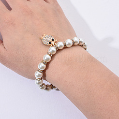Braccialetti con ciondoli in lega e strass di cristallo&nbsp;FS-WGAEA4B-01