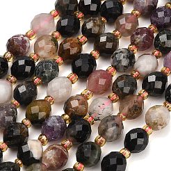 Fili di perle di tormalina multicolore naturale&nbsp;GG-CBA4A3B-A16