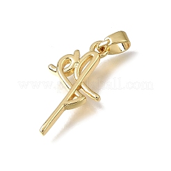 Messing Anhänger & Charms&nbsp;KK-CBAA632-01G