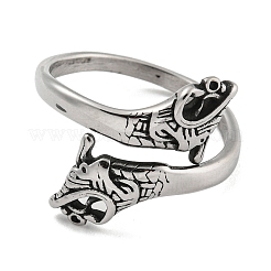Anello in acciaio inossidabile 304&nbsp;RJEW-B055-07AS