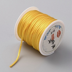 23 m runde Polyester-Satin-Rattenschwanzkordel&nbsp;OCOR-WH0071-81F