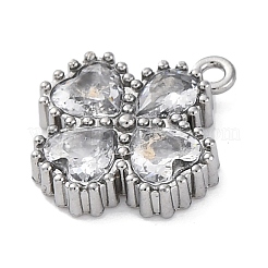 Pendentifs en acier inoxydable 304 avec zircone cubique&nbsp;STAS-R141-01P-03