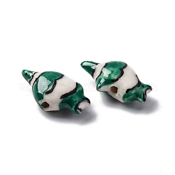 Perles en porcelaine manuelles&nbsp;PORC-R002-02E