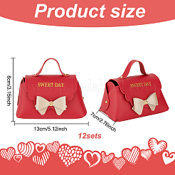 Faltbare Süßigkeiten-Geschenktüten aus PU-Leder&nbsp;ABAG-WH0032-61A