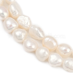 Brins de perles de culture d'eau douce naturelles&nbsp;PEAR-P064-20I-03A
