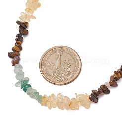 Colliers de perles en citrine naturelle&nbsp;NJEW-JN05099-01