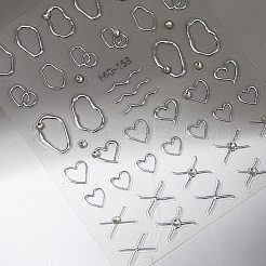 6 Blatt Nagelkunst-Aufkleber für Haustiere&nbsp;DIY-HS0002-07