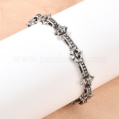 Gliederkettenarmbänder aus 304 Edelstahl&nbsp;BJEW-D379-02AS