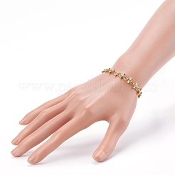 Bracelets de chaîne en laiton&nbsp;X-BJEW-JB06004