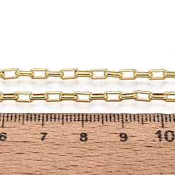 Rechteckige Gliederketten aus Messing&nbsp;CHC-T018-49G