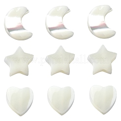 30pcs 3 Arten natürliche Süßwasser-Muschelperlen&nbsp;BSHE-CJ0001-09