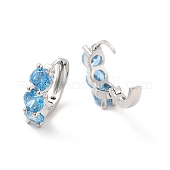 Orecchini a cerchio con zirconi&nbsp;EJEW-P213-16P-01