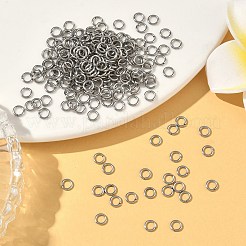 Anelli di congiunzione aperti in acciaio inossidabile 304 anti-ossidazione&nbsp;X-STAS-Q186-02-4x0.7mm