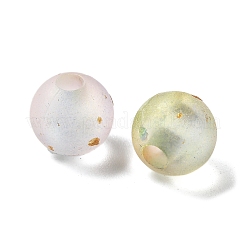 Smerigliato perline acriliche trasparenti&nbsp;X1-OACR-F013-13A