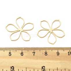 Pendentifs en laiton à fleurs creuses&nbsp;KK-B134-03G