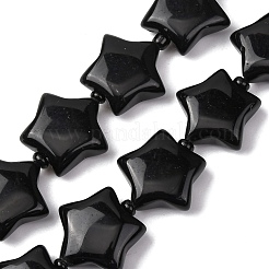 Natürlichen Obsidian Perlen Stränge&nbsp;G-K359-E13