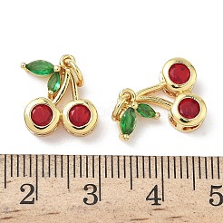 Adornos de latón micropavé de circonia cúbica&nbsp;KK-Z134-07G