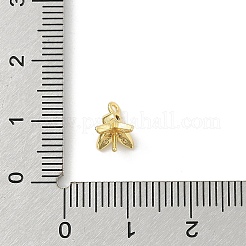 Pendenti fai da te in ottone micro pavé di zirconi cubici&nbsp;KK-E791-17G