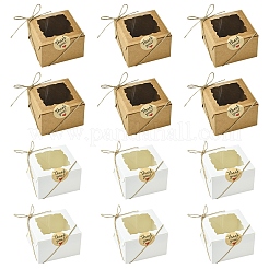 10 quadratische Bäckereibox&nbsp;CON-YW0001-95A