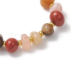 Bracelets extensibles en perles de pierres précieuses mélangées naturelles pour femmes&nbsp;BJEW-JB13372
