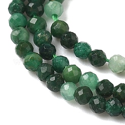 Natürliche afrikanische Jade Perlen Stränge&nbsp;G-D306-A07-2mm