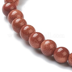 Bracciali di perline tratto Goldstone sintetico&nbsp;BJEW-D446-A-15