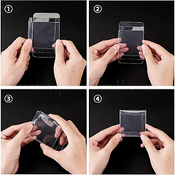 Transparente PVC-Box Süßigkeiten behandeln Geschenkbox&nbsp;CON-BC0006-66