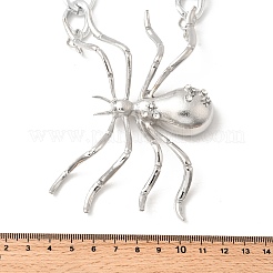 Collane con catena Figaro con ciondolo a forma di ragno di Halloween&nbsp;JEWB-P337-01P