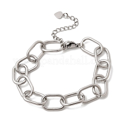 Messing-Kabelkettenarmbänder für Frauen&nbsp;BJEW-H639-07P
