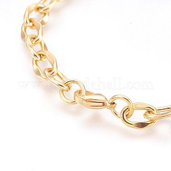 Pulseras colgantes de acero inoxidable 304 con revestimiento iónico (IP)&nbsp;BJEW-P237-05G