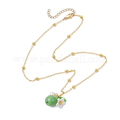 Colliers pendentifs fruits en résine&nbsp;NJEW-JN05204-05
