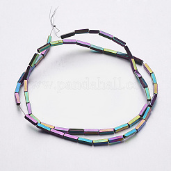 Electroplate non magnetici ematite sintetico fili di perline&nbsp;G-F337-02-02