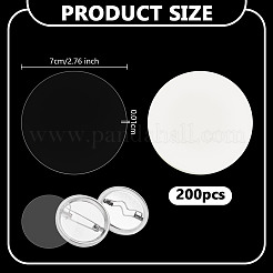 Pellicola protettiva trasparente in pvc per badge per la protezione dell'artigianato&nbsp;AJEW-WH0348-656B
