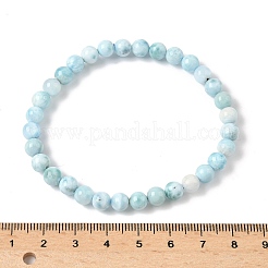 Runde Stretch-Armbänder aus natürlichen Hemimorphit-Perlen für Männer und Frauen&nbsp;BJEW-B136-01A