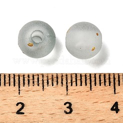 Perles en acrylique transparent mat&nbsp;OACR-F013-13F