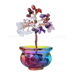 Baum des Lebens Chakra Edelstein Geldbaum Bonsai Baum Home Office Dekoration&nbsp;PW-WG73A12-01